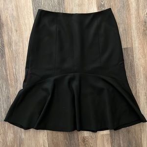 Ann Taylor Petites 2P Black Skirt